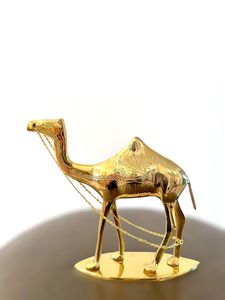 Designer Brass Camel <b>Table</b> Centerpiece Traditional Indian Decorative Accent for Luxury Living Room Setup - Product Image 6
