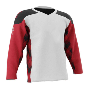Maillots de hockey sur glace personnalisés en gros, coupe adulte, tissu respirant, séchage rapide, design parfait pour l'entraînement et les matchs de compétition - Product Image 1