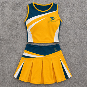 Conjunto de Uniforme de Animadoras de Alto Rendimiento, Malla Transpirable de Alta Elasticidad, Traje Deportivo de Lujo Personalizado - Product Image 1