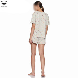 Conjunto de Verano de Camiseta y Pantalones Cortos de Secado Rápido, Cuello Redondo, Precio al por Mayor, Último Estilo, Conjuntos de Camiseta y Pantalones Cortos para Mujer - Product Image 4