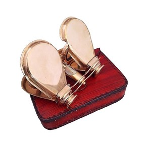Monocular de Latón Antiguo con Estuche de Cuero, Telescopio Vintage, Telescopio Náutico de Mano, Regalo Marítimo, Venta al por Mayor OEM - Product Image 2