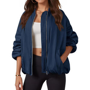 Chaqueta Bomber Urbana para Mujer, Personalizable, Diseño Limpio, con Cierre, para Marca y Suministro de Artículos Promocionales - Product Image 1