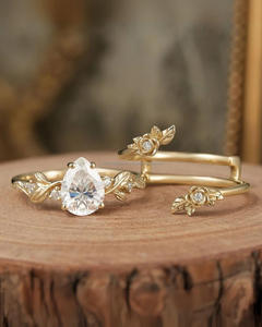 Anillo de Compromiso y Matrimonio de Oro de 14k con Diamante Ovalado de Corte Radiante Cultivado en Laboratorio, Certificado IGI/GIA, Joyería Creada en Laboratorio para Mujer, Modelo Arin Eternity Band - Product Image 2