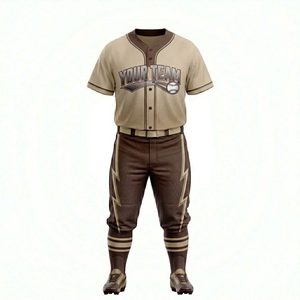 Dernier design, nouveau style, uniforme de baseball à manches courtes imprimé et respirant, qualité supérieure, couleur unie, en vente en ligne - Product Image 1