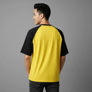 T-shirts pour hommes en coton 100% tricoté, coupe classique, prix de gros, t-shirt uni, respirant, séchage rapide, style vintage - Product Image 2