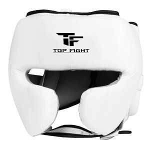 อุปกรณ์ป้องกันศีรษะสำหรับชกมวย Top Fight หนังแท้ ปรับแต่งได้ พร้อมสกรีนโลโก้ส่วนตัว - Product Image 3