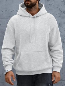 Heavyweight Men's Oversized Pullover Hoodies 400GSM 450GSM Cotton Fleece French Terry Streetwear Sweatshirts Custom Apparel OEM - Product Image 3