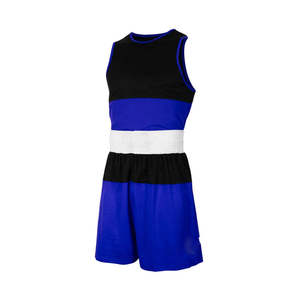 Customize Latest Design Quick Dry MMA Boxing Uniform for <b>Boxer</b> Kickboxing Vest Sets with Custom Logo and Colors boxing uniform - Product Image 1