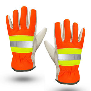Fabricants directs d'usine, gants de travail en cuir de qualité supérieure, couleurs et designs demandés par les clients, gants de travail en cuir résistants. - Product Image 2