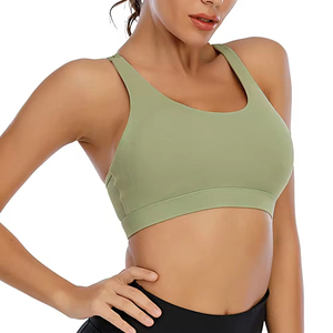 Seamless Women Sports Bra High Impact <b>Padded</b> Yoga <b>Running</b> Gym Fitness Workout Breathable Adjustable Straps Athletic Performance - Product Image 4