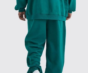 <b>Mens</b> Winter Fleece Joggers Warm Sweatpants Tapered Fit Cotton Blend Elastic Waist Casual Training <b>Trousers</b> Soft <b>Lounge</b> Pants - Product Image 3