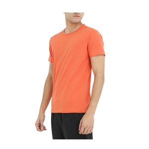 Camiseta Deportiva Personalizada para Hombre, de Secado Rápido, Manga Corta, Ligera, Transpirable, para Correr, Gimnasio, Fitness, Color Sólido, Ropa Deportiva OEM - Product Image 1