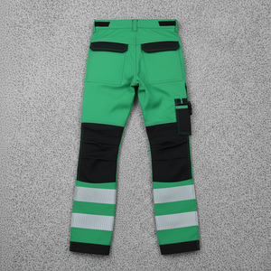 Pantalones de Seguridad Reflectantes de Alta Visibilidad para Trabajo de Construcción, Pantalones Cargo para Hombre, Logotipo Personalizado OEM - Product Image 6
