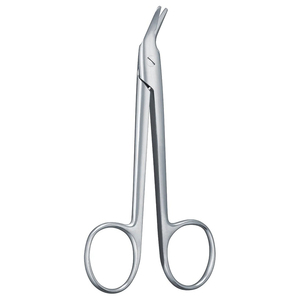 Tijeras Angulares de 4.75 Pulgadas con Acabado Arenado, Instrumento de Acero Inoxidable para Uso Dental Restaurativo y Quirúrgico - Product Image 5