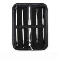 Rose Milare – Kit professionnel de suppression des points noirs et de traitement de l'acné en acier inoxydable, aiguilles et pinces pour le visage, vente en gros usine