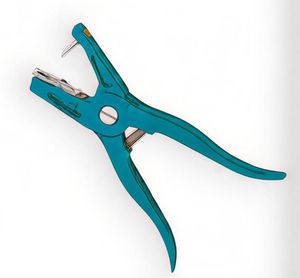 เครื่องมือสัตวแพทย์ของปากีสถาน คีมติดป้ายหูวัว สำหรับวัว หมู แกะ และปศุสัตว์ - Product Image 1