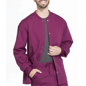 Blouse Médicale Personnalisable Chaude pour Hommes, Professionnelle, à Manches Longues, Boutonnée, Tissée, pour Usage Hospitalier, Vente en Gros pour Médecins et Infirmiers - Product Image 2