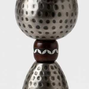 Quemador de incienso de latón martillado de lujo, Mabkhara árabe, quemador de Oud, soporte de incienso de metal, decoración para el hogar de estilo medioriental - Product Image 5