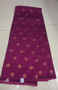 Tela de seda jacquard Dupion Butti de 58 pulgadas de ancho, material brocado étnico pesado para kurtis de diseñador y trajes salwar festivos. - Product Image 4