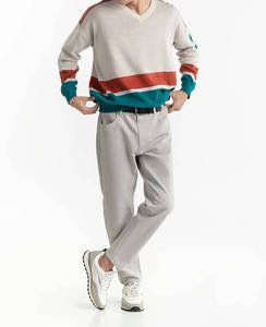 Suéter de Invierno para Hombre, Casual, Cálido y Grueso, con Logotipo Transpirable en el Frente, Diseño de Trenzas Tejidas - Product Image 1