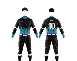 Uniforme de Béisbol de Secado Rápido de Alta Calidad con Nuevo Diseño en Venta al por Mayor, Uniforme de Béisbol Transpirable Sublimado, Ropa Deportiva para Equipos - Product Image 1