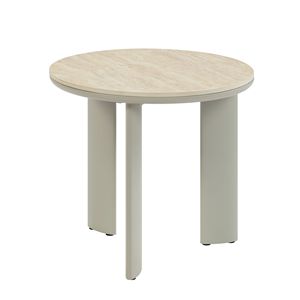 Table basse Ingram avec plateau en céramique finition gris clair et fonction table d'appoint - Product Image 1