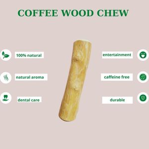 เวียดนาม ของเล่นเคี้ยวสำหรับสุนัข ทำจากไม้กาแฟธรรมชาติ 100% เป็นมิตรกับสิ่งแวดล้อม ของเล่นสุนัขที่ดีที่สุด - Product Image 4