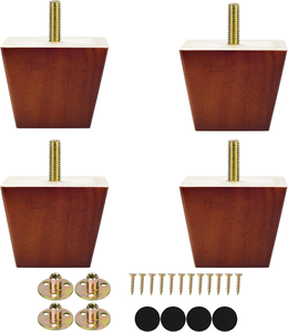 Solid Wood <b>Sofa</b> <b>Legs</b> Square Replacement Furniture <b>Legs</b> Factory Wholesale Custom Size Low MOQ Fast Lead Time OEM ODM - Product Image 3