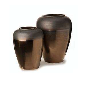 Pots à fleurs en aluminium argenté à motif de feuilles, de qualité supérieure, différentes tailles, pots à fleurs artificielles en gros - Product Image 6