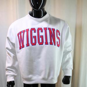 Sweat-shirts WIGGINS à col montant 450 GSM, broderie personnalisée avec nom, coupe ample et oversize, en molleton 100% coton French Terry - Product Image 1