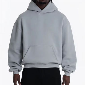 Fabricant de sweats à capuche, logo personnalisé, unisexe, épais, de haute qualité, en coton, sweat à capuche oversize épais pour homme - Product Image 1
