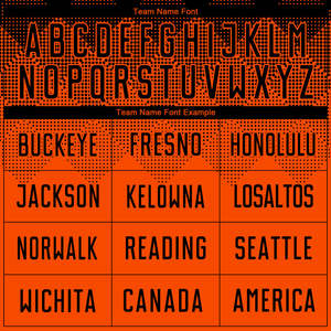 ชุดเสื้อเจอร์ซีย์ฟุตบอลสีดำสีส้มระบายอากาศได้ดีชุดฝึกชุดเล่นกีฬาแบบสั่งตัดตามแบบ - Product Image 6