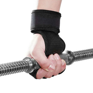 Qaswa Sports Half Finger Leather Fitness Gloves Lace-Up Adjustable Wrist Strap Shockproof Breathable Lightweight Unisex Weight - Product Image 3