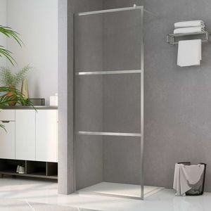 Mur de douche en verre ESG transparent 39.4 \ "x76.8 \"-pour les rénovations de salle de bain - Product Image 1