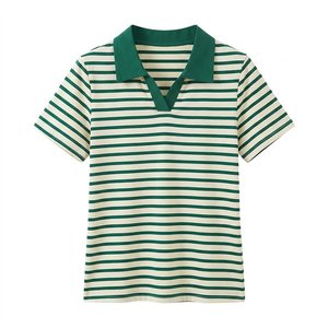 New Wholesale Custom Women's Short Sleeve Silk/Cotton T-shirt Summer Casual Y2K Style Breathable Top Loose Fit & Slimming Design - Product Image 2