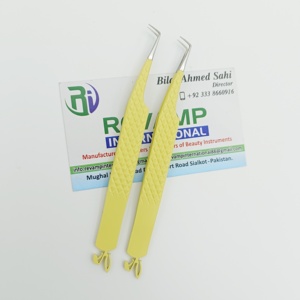 Best 90 Degree Boot <b>Tweezers</b> For Eyelash Extensions With Hello Kitty Packaging Hand Tested CNC Customized Sustainable <b>Tweezers</b> - Product Image 6