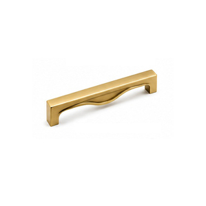 Tirador de latón para gabinete, diseño contemporáneo, forma rectangular, ecológico, antirrobo, duradero, ajustable, fácil de instalar en muebles. - Product Image 6