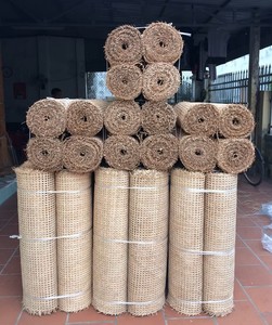 <b>Light</b> and Strong Large Curvature Rattan Webbing Cane Mesh Wicker Roll Bleached Breathable Cane Web Roll for Wall Decor Wholesale - Product Image 2