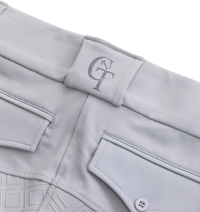 Low MOQ <b>White</b> Competition Equestrian Breeches <b>Jodhpurs</b> Factory Price Women Horse Riding Breeches Quick Dry Equestrian Apparels - Product Image 4