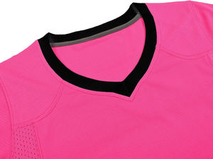 Camiseta de Fútbol Americano al por Mayor, Malla de Poliéster, Diseño Deslumbrante, Logotipo Personalizado DTF, OEM, Secado Rápido, Ropa Deportiva Profesional y Duradera para Equipos - Product Image 3