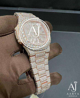 Reloj de Cuarzo Moissanite con Correa Cuadrada de Aleación de 20 mm, Resistente al Agua 10 Bar, Esfera de Cristal con Números Romanos, Acero Inoxidable
