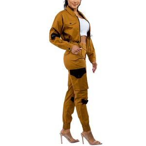 ชุดเสื้อผ้าของผู้หญิงชุดเสื้อแจ็คเก็ตผ้ายีนส์2ชิ้นสำหรับ Women2026 - Product Image 5