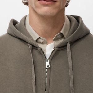 Sweat à capuche haute performance pour hommes, logo personnalisé, 100 % coton, sport de plein air, sweat à capuche zippé de haute qualité pour garçons, coupe classique, streetwear - Product Image 2