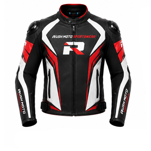Fashion Style Leather Motorbike <b>Jackets</b> <b>motorcycle</b> leather riding Custom logo made biker safety <b>jacket</b> Leather Motorbike <b>Jackets</b> - Product Image 5