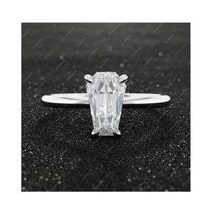 Idées de cadeaux de Noël originales : Bague en diamant unique personnalisée de 5 carats pour maman, papa, femme, mari, bijoux à moins de 500 € pour 2025 - Product Image 1