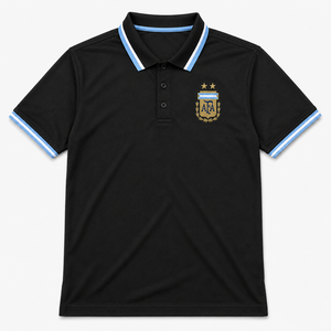 Camiseta Deportiva Negra de Manga Corta para Hombre, Unisex, Bordada, de Secado Rápido, Tejida en Poliéster, con Logotipo de Equipo de Fútbol, Personalizable OEM ODM - Product Image 2