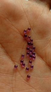 Lote al por mayor de cabujones redondos de amatista púrpura natural de calidad AAA de 2 mm y 3 mm con parte trasera plana, piedras preciosas de amatista pulidas sueltas para joyería - Product Image 2