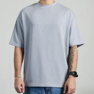 Camiseta Casual de Algodón 100% para Hombre, Corte Regular, Logotipo Personalizado en la Parte Delantera, Antiarrugas, Transpirable, Tejido de Punto de 210 g, Manga Corta, Cuello Redondo - Product Image 4