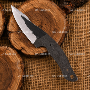Lame de couteau de chasse et de camping en acier au carbone 1095 de haute qualité, fabriquée à la main, matériau pour la fabrication de couteaux de bushcraft, qualité industrielle OEM - Product Image 4