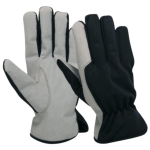 Leather Driving <b>Gloves</b> <b>Red</b> Gray Non Slip Unisex All Seasons Classic Style - Product Image 5